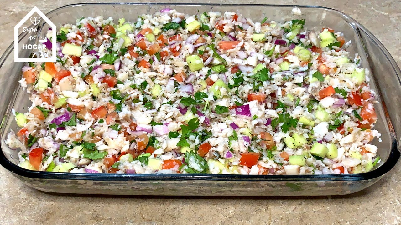 Ceviche de Pescado COCIDO en AGUA | Fish Ceviche