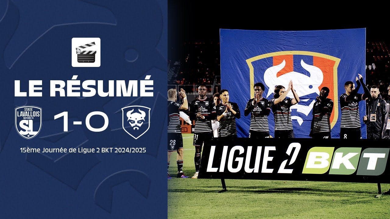 J15 Ligue 2 BKT : Le résumé vidéo de Stade Lavallois 1-0 SMCaen