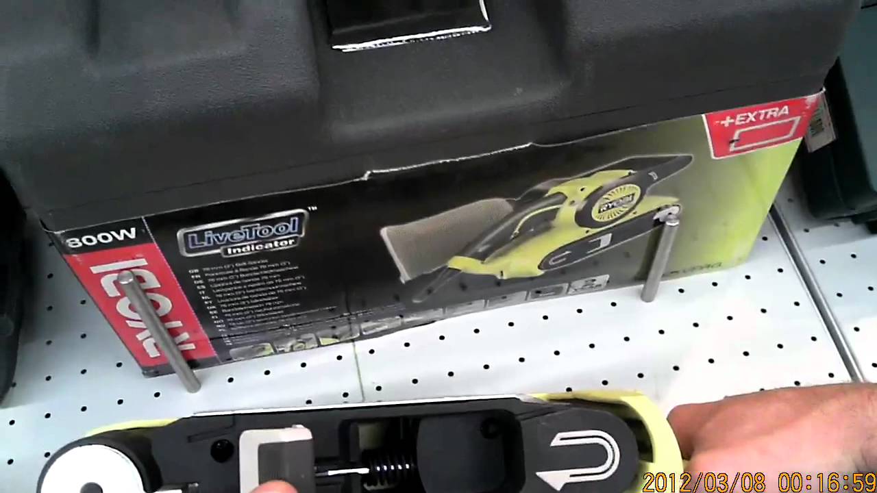 RYOBI 76mm Bandschleifer EBS 8021V 800 Watt