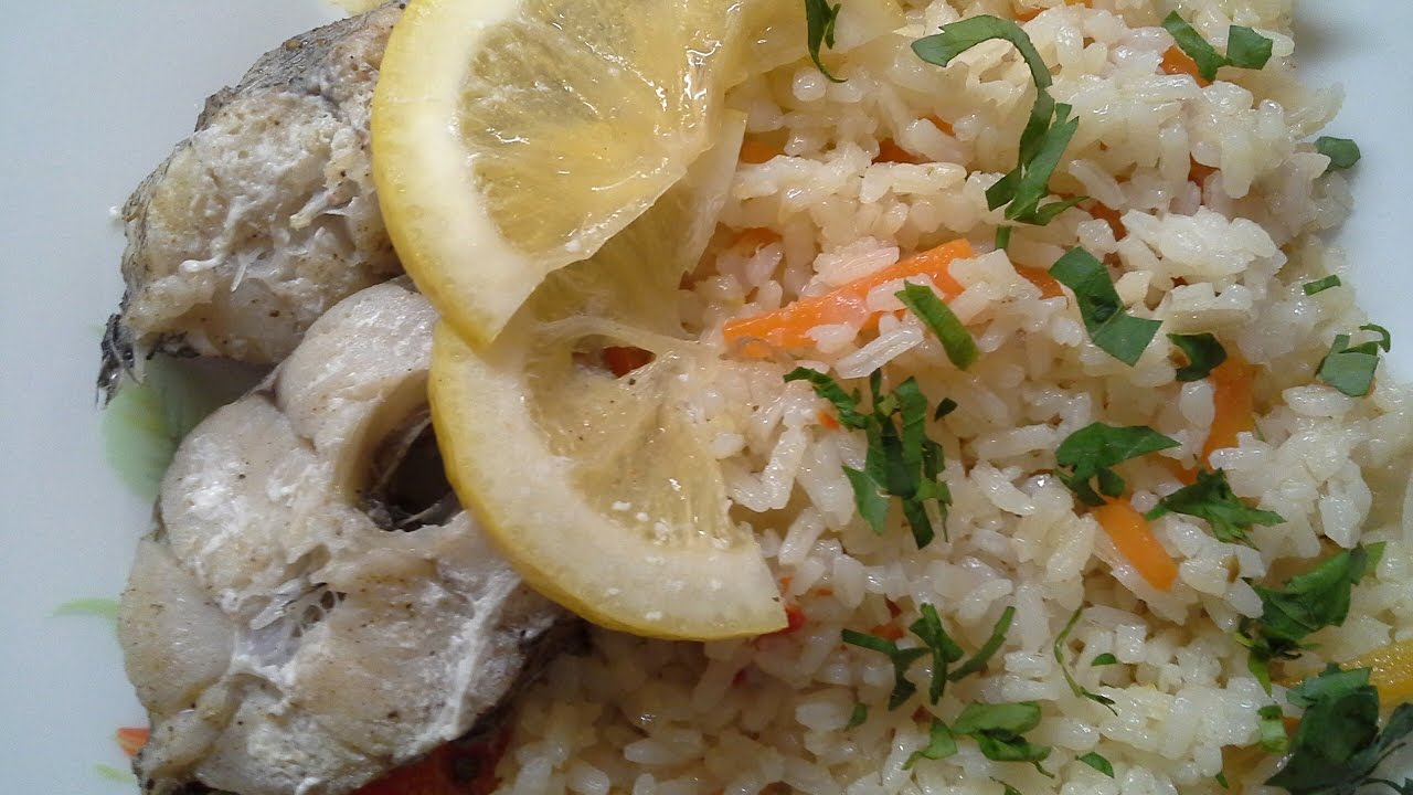 РЫБА НА ПАРУ С РИСОМ И ОВОЩАМИ В МУЛЬТИВАРКЕ