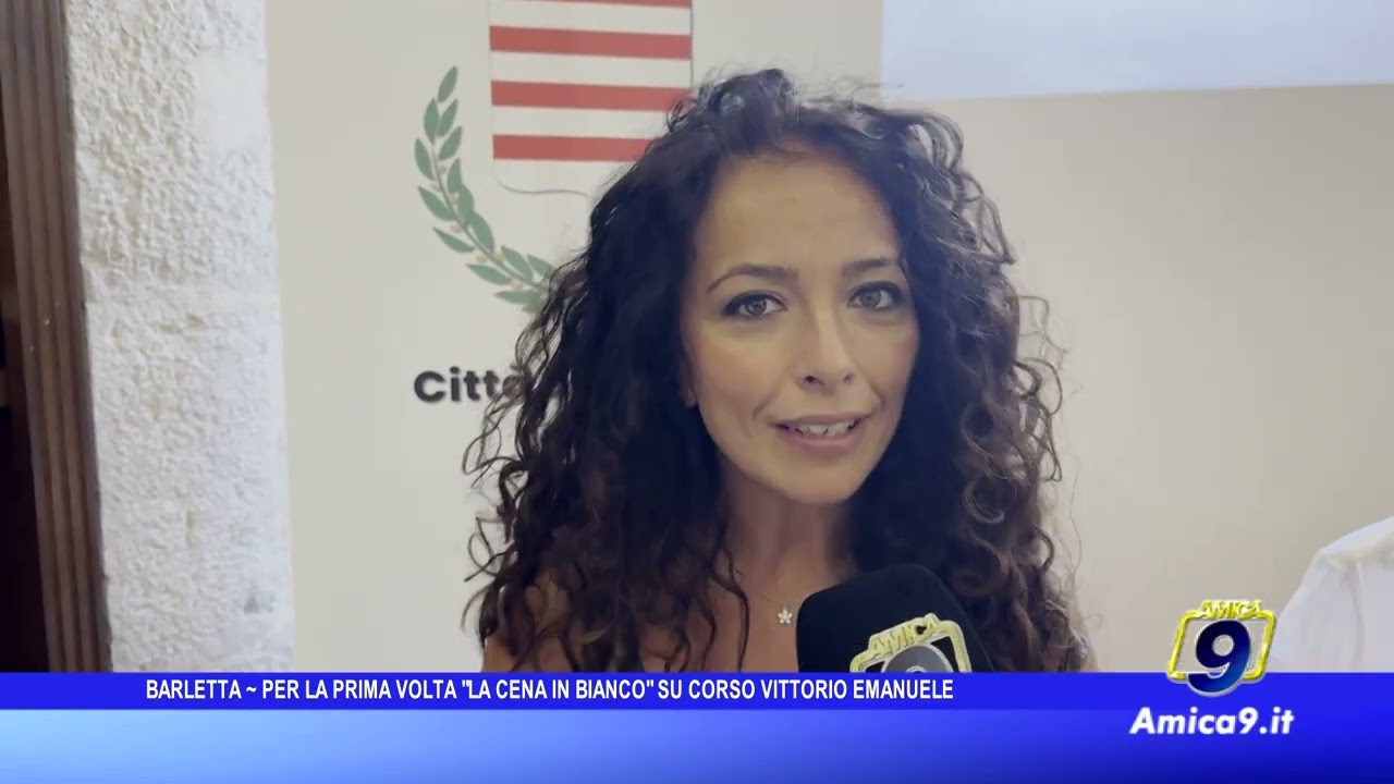Barletta – Per la prima volta la Cena in Bianco su corso Vittorio Emanuele