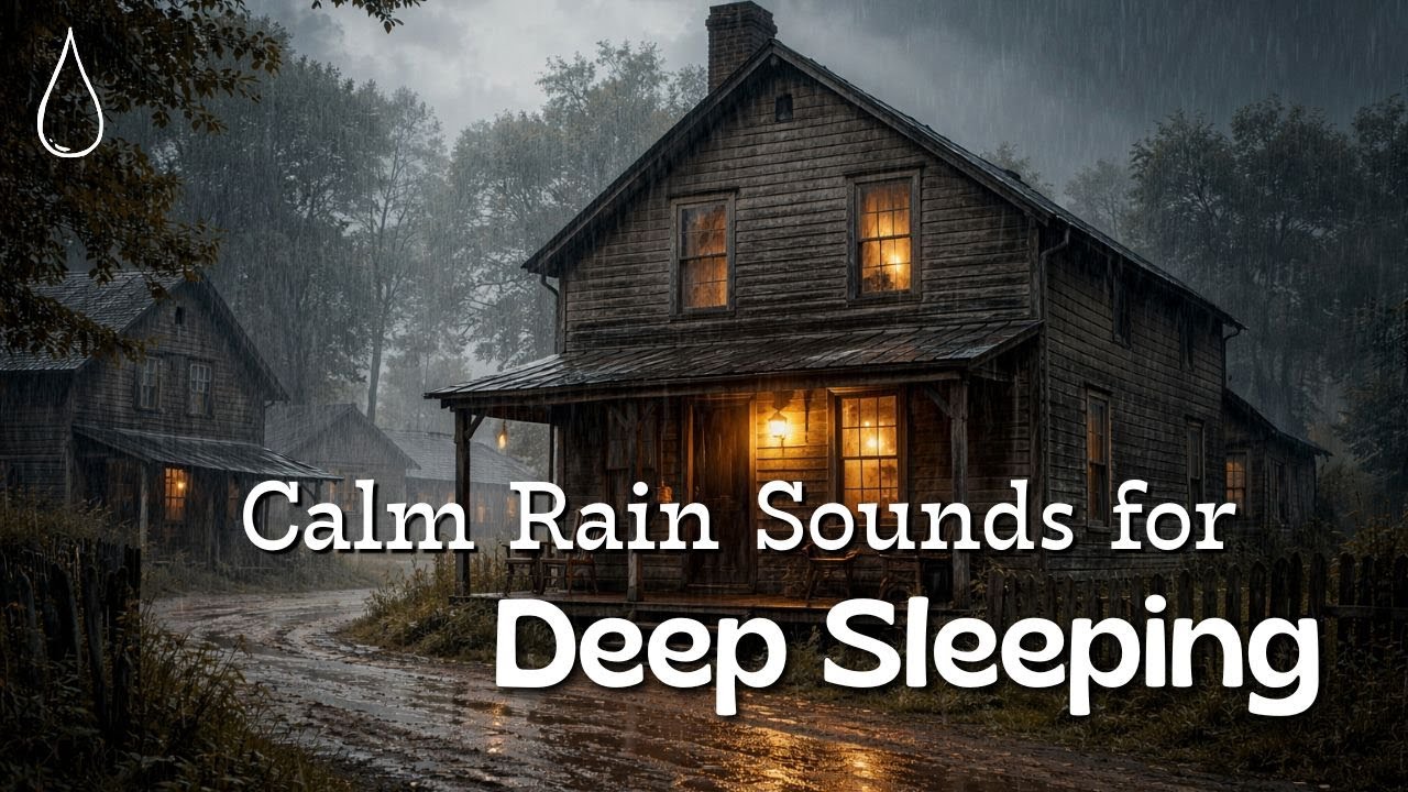 Calm RAIN Sounds to Sleep Instantly - For Deep Sleeping
