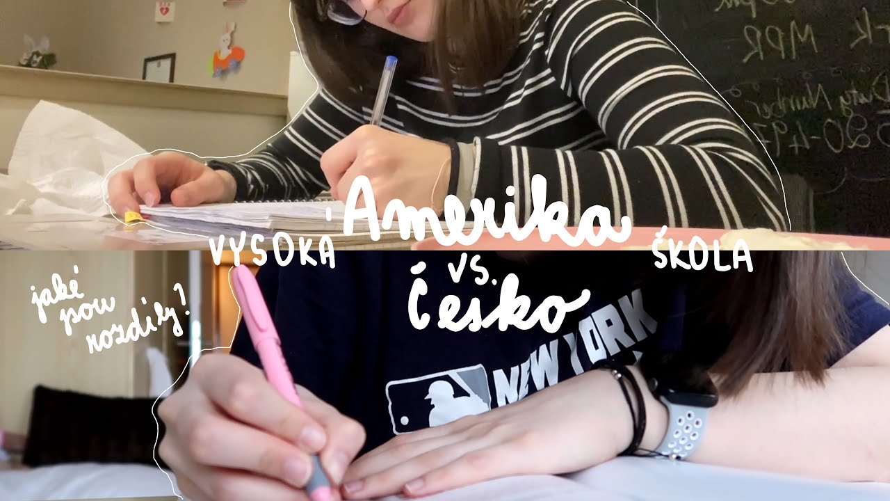 den na vysoké škole v Americe vs v Česku