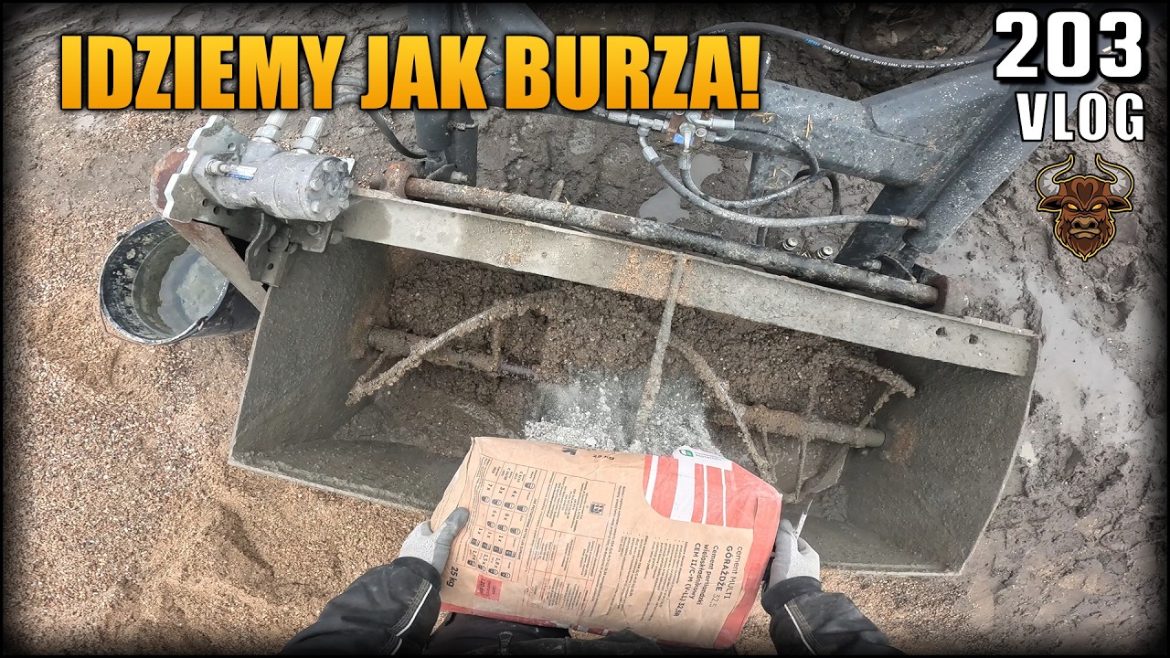 Kolejna wylewka - nowy betonowy serial :D | Vlog #203