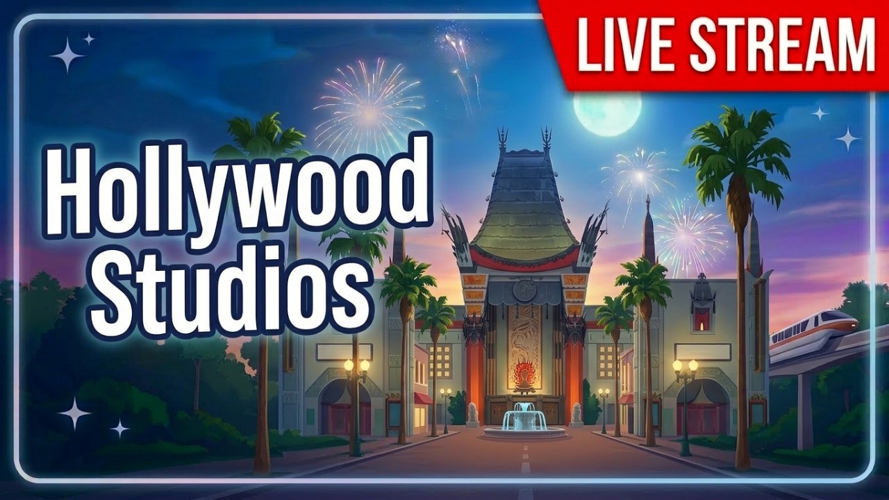 🔴 Hollywood Studios Live Stream: Walking Tour, Characters & Ride POV | Disney World Live