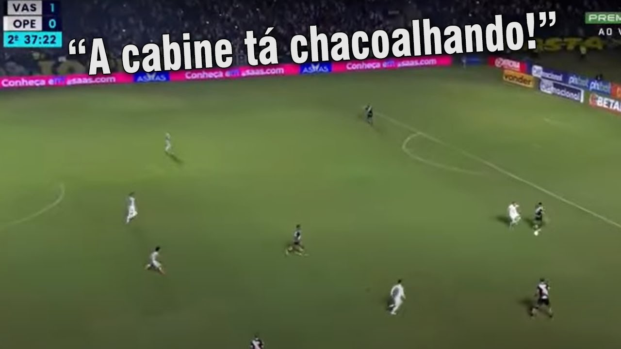 Narrador do Sportv impressionado com a torcida do VASCO na transmiss&atilde;o