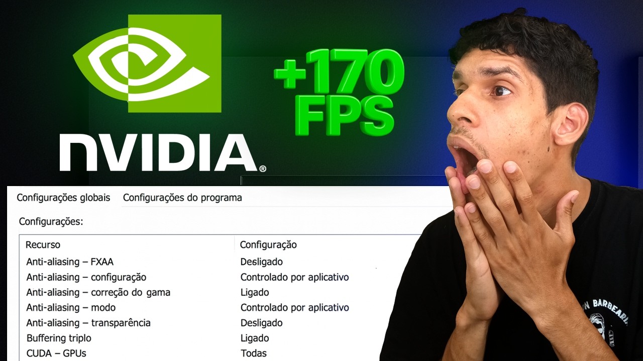 Melhor Configuração do Painel de Controle da NVIDIA (Aumentar FPS no Máximo)
