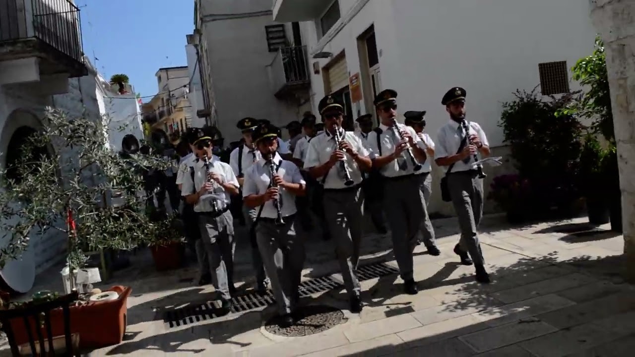 Banda Città di Rutigliano - Marcia Biricchino - Festa Patronale 3/8/22 Cassano Murge
