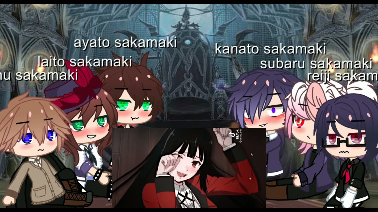 diabolik lovers react to yui as yumeko jabami