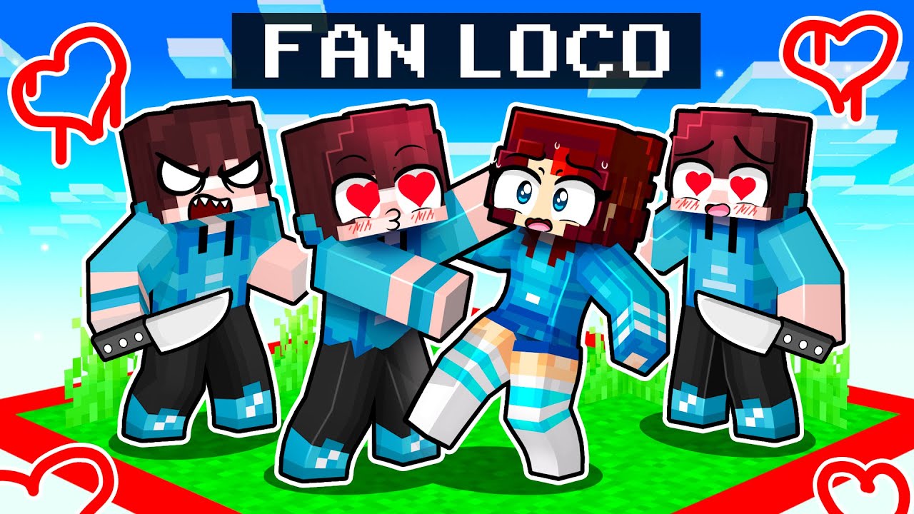 ¡ENCERRADA en UN CHUNK con MIS FANS LOCOS! 💘😱Minecraft Roleplay