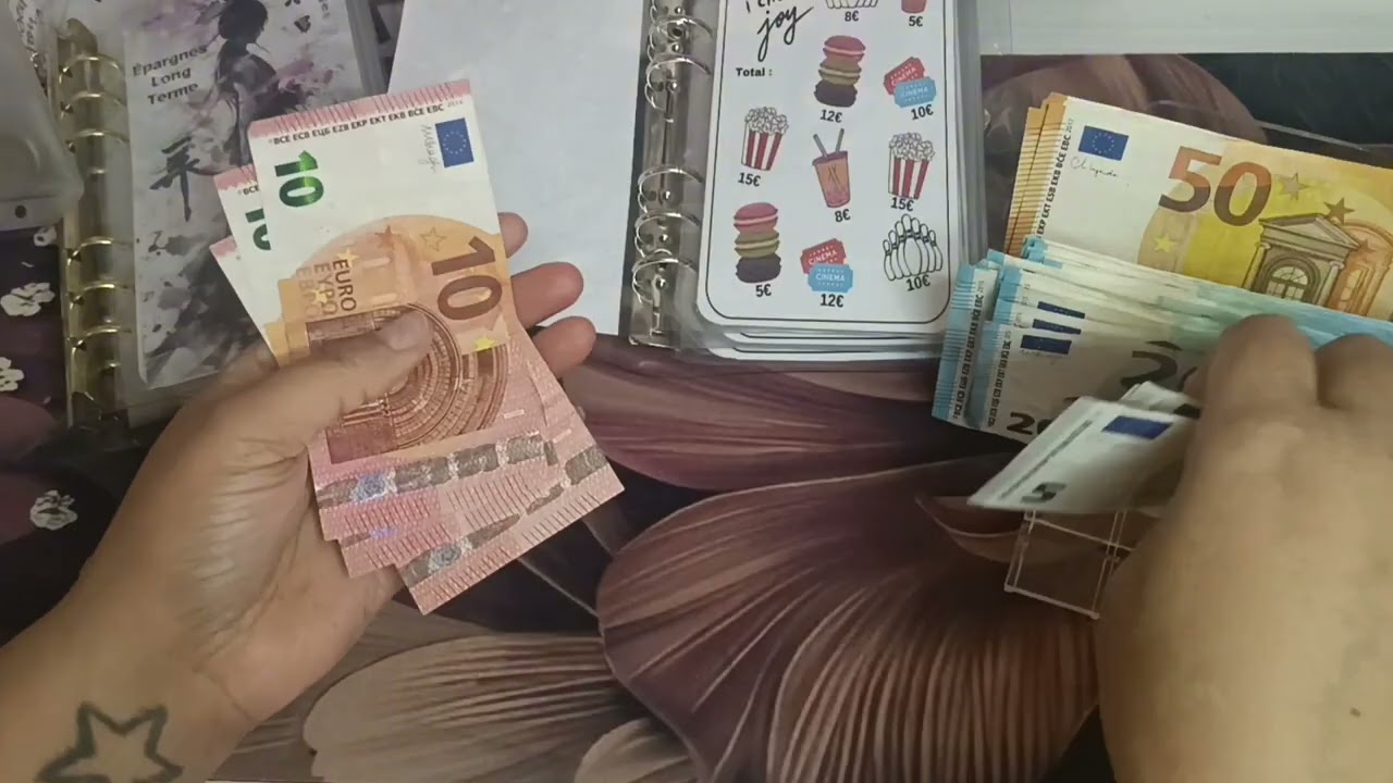 #7✨ BONUS : on remplit les classeurs épargnes en faisant pleins de boulettes #enveloppesbudgétaires 