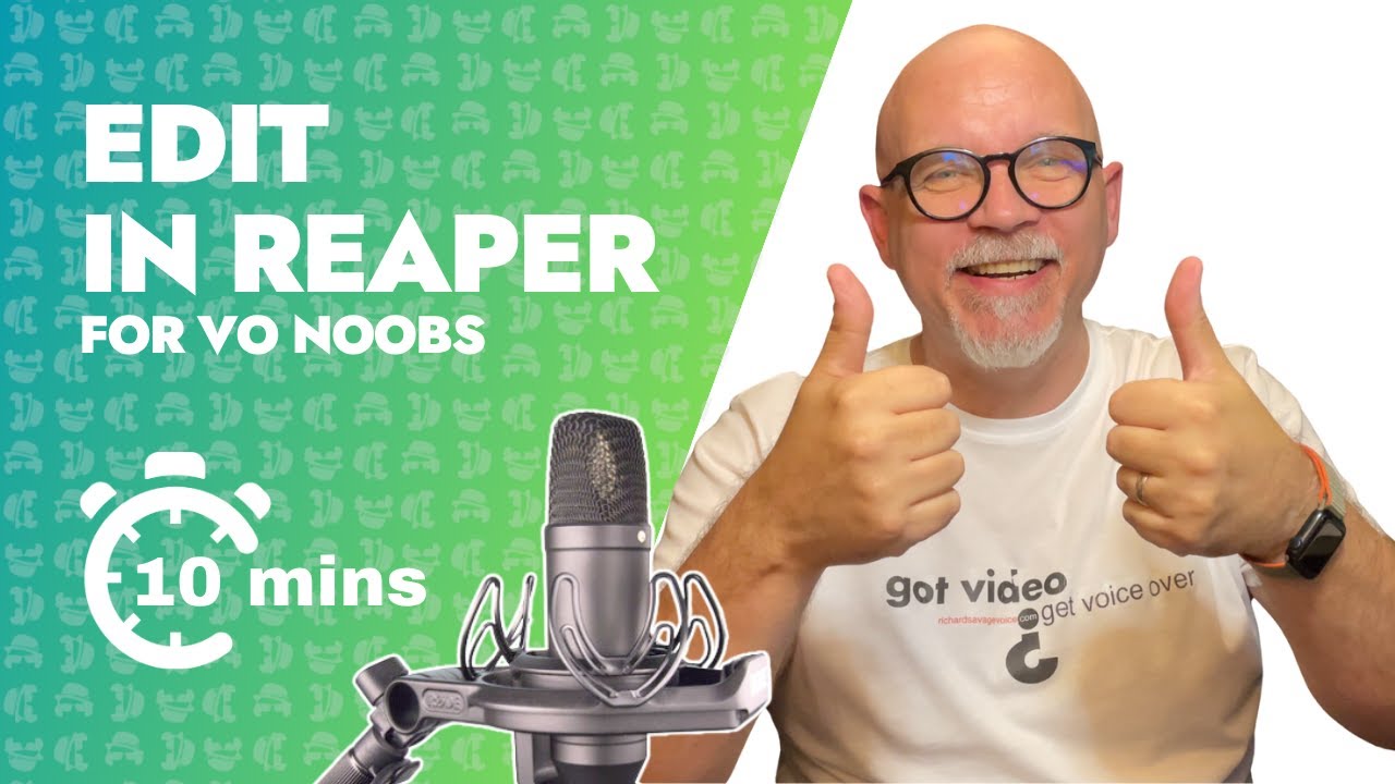 Edit Voice Over in Reaper in Just 10 Minutes!