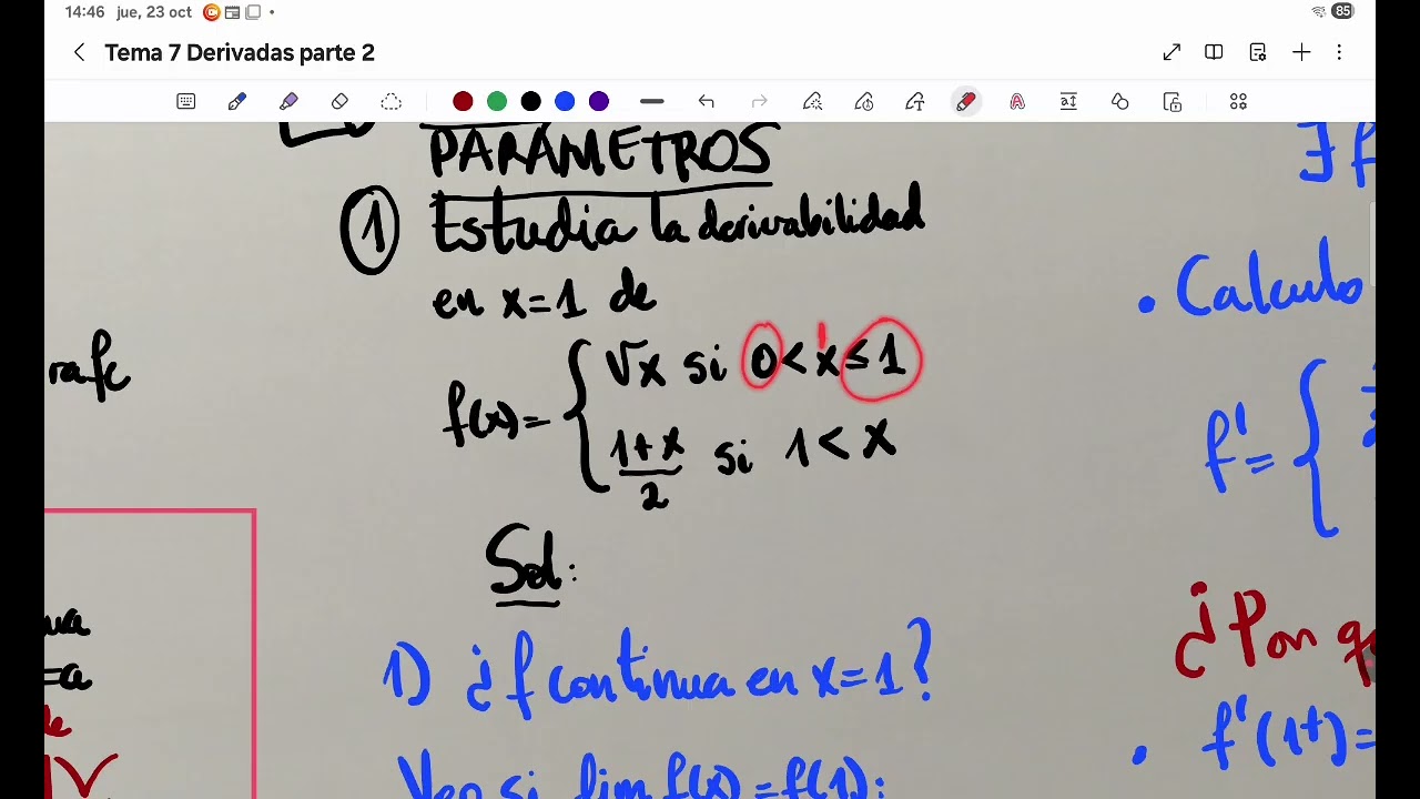 2BACH CCSS TEMA 7 PARTE 2 DERIVABILIDAD Y CONTINUIDAD PBAU