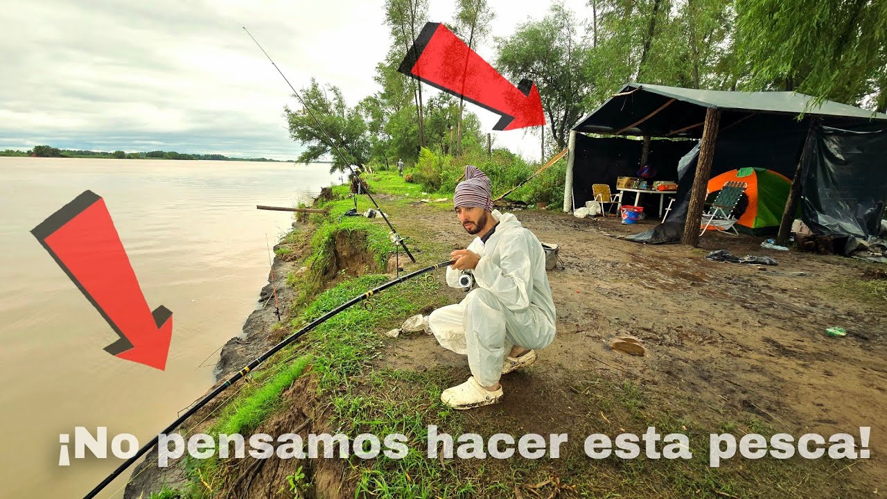 TORMENTON y COCINA en la isla, NOS SORPRENDIO la PESCA en IBICUY, NO PARABAN DE PICAR...