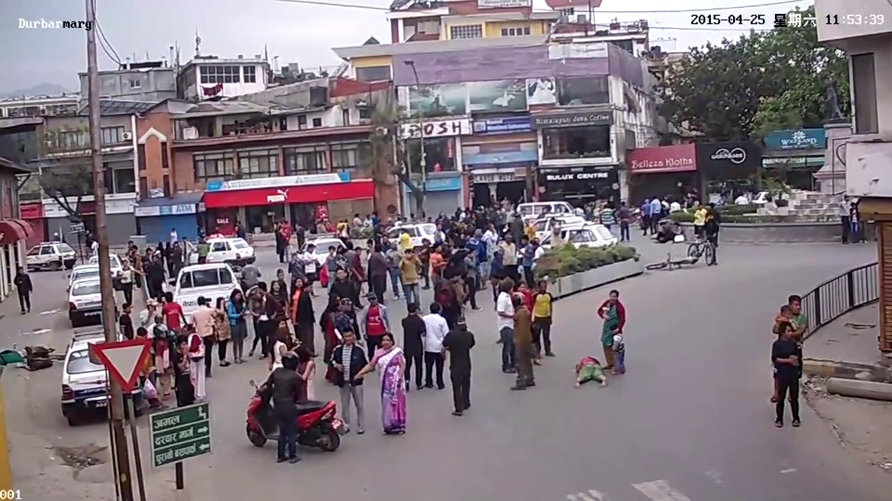 Gorkha Earthquake 2015  - Durbar Marg west view, Kathmandu, Nepal