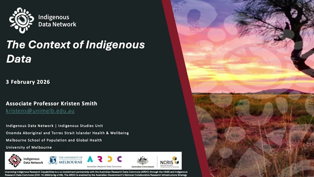 The Indigenous Context for Data
