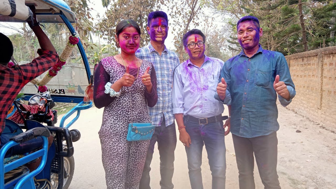 Actress Alice Teronpi Ke Saath /Holi Celebration 