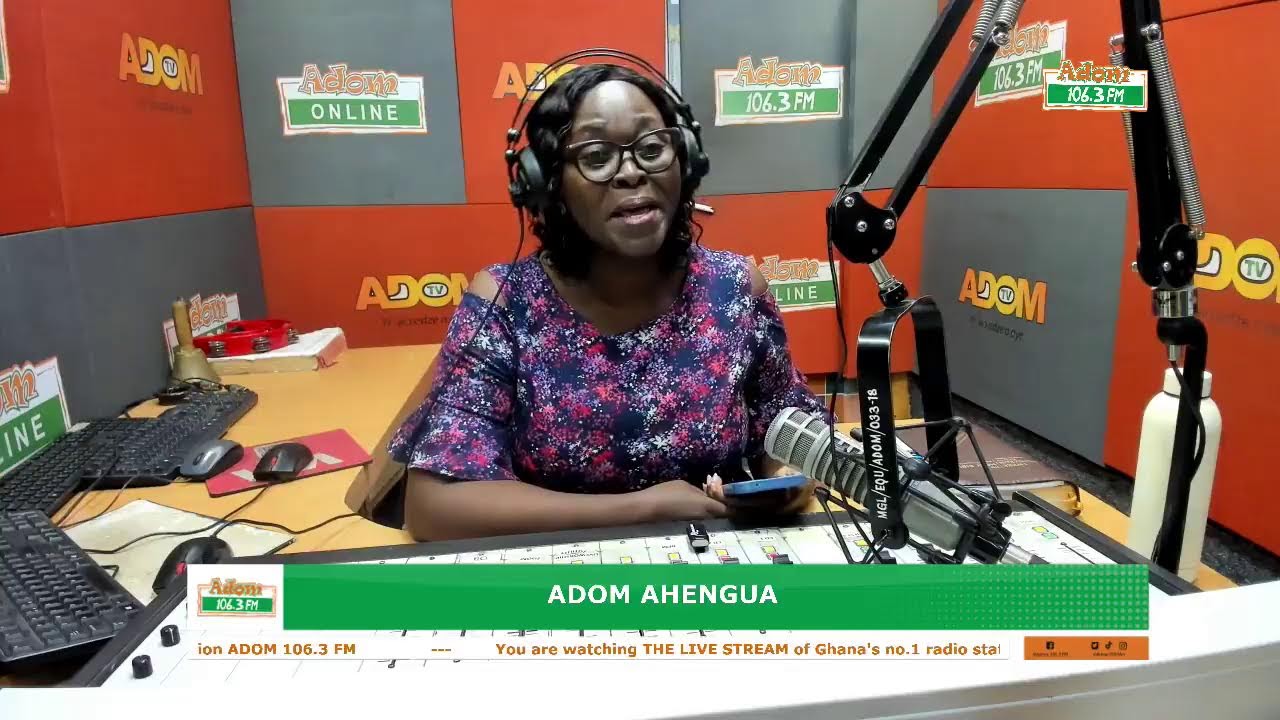 Adom Ahengua with Counsellor Tina Amaniampong on Adom 106.3 FM (28-01-26)