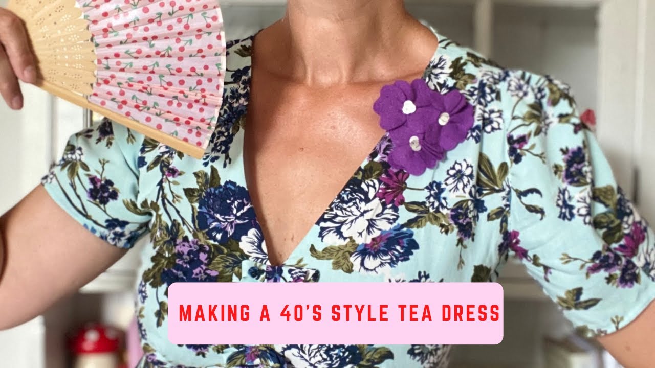 Adventures in Pattern Cutting - Drafting a 1940’s Inspired Tea Dress