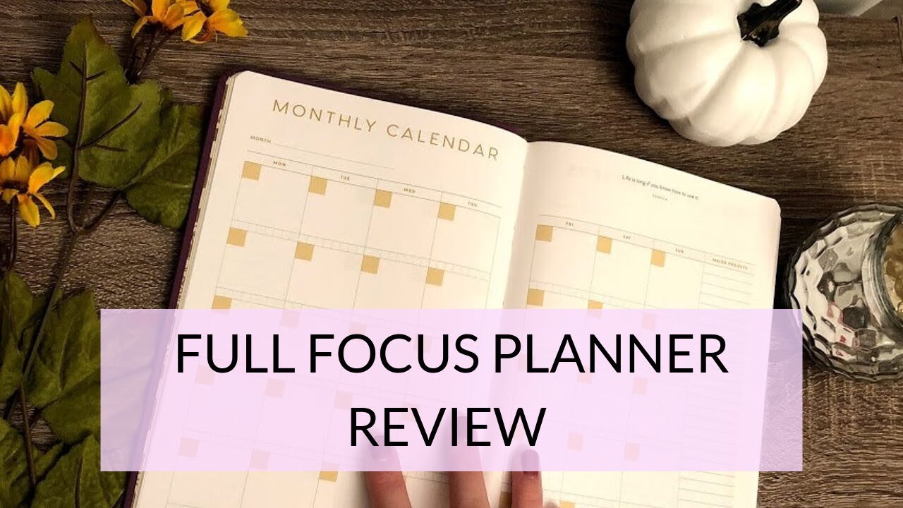 NEW FULL FOCUS PLANNER REVIEW