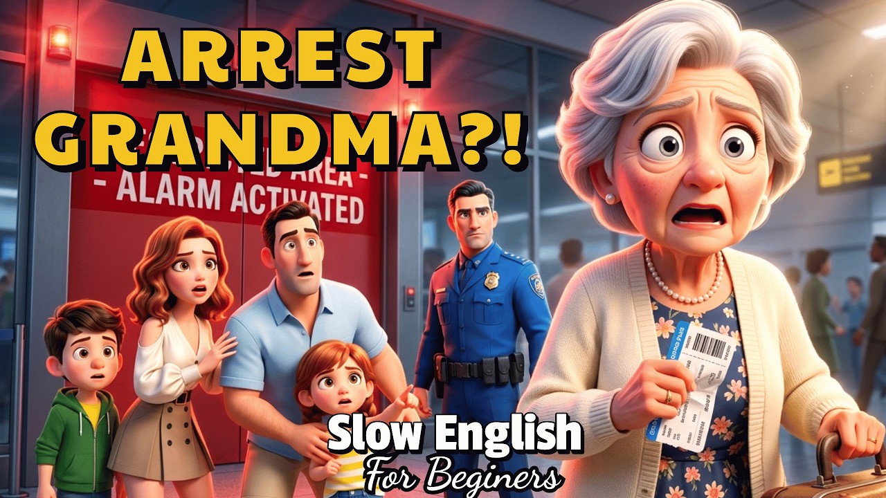 Lost in the Airport! | Easy English Listening Practice (A2 Level)
