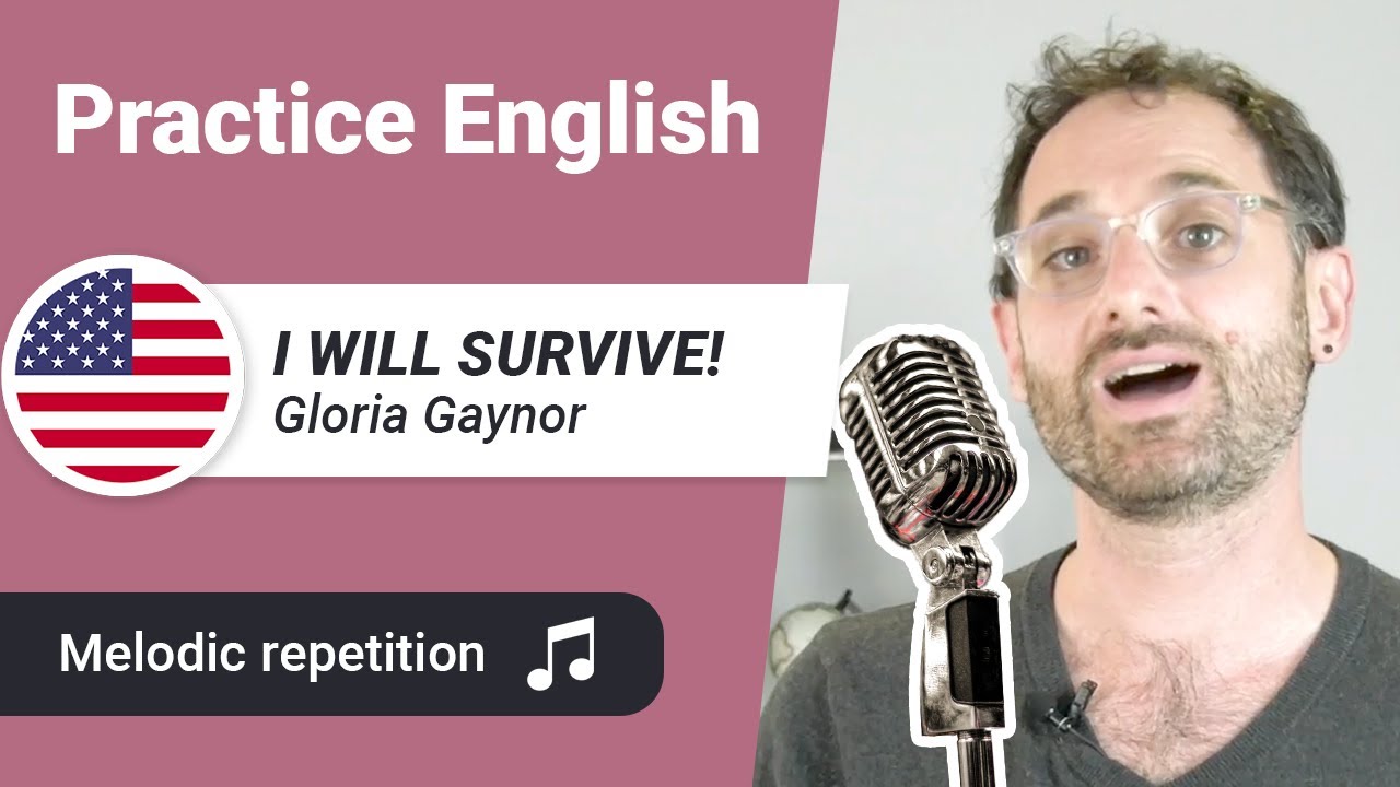 Practice English with Lyrics & Songs | I Will Survive 🎶 | Melodic repetition | Shadowing technique