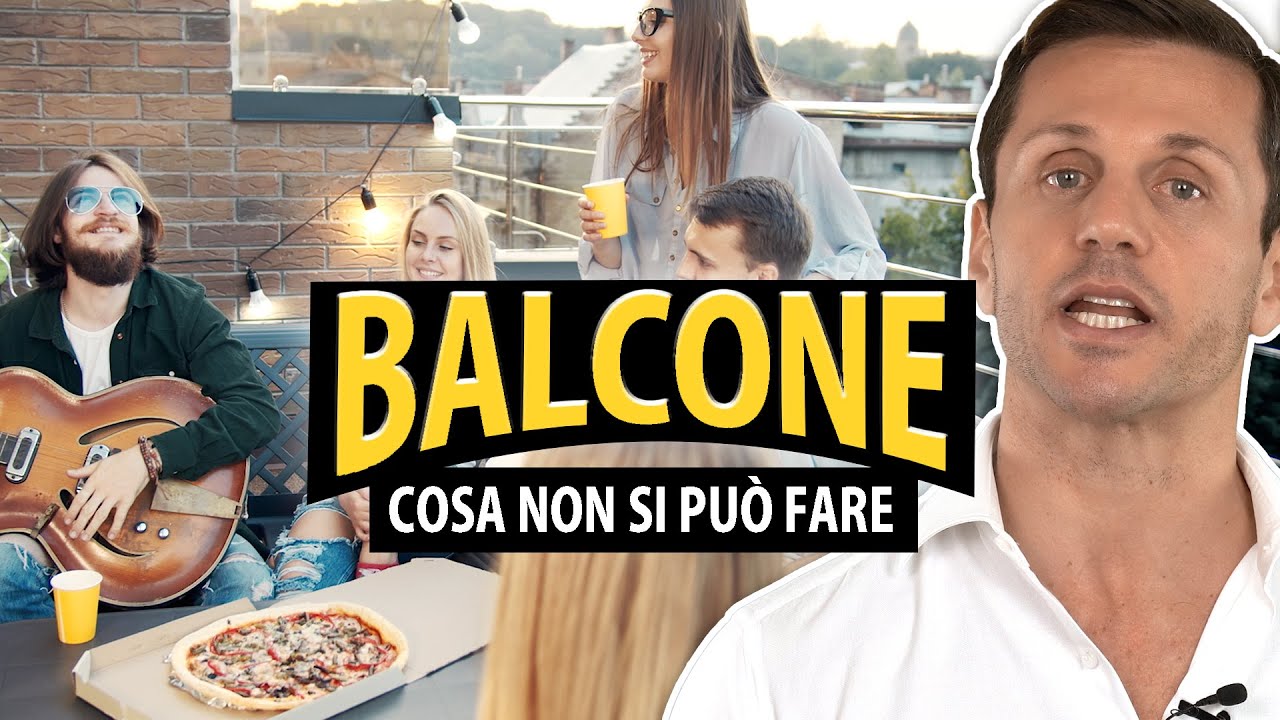 8 cose che non si possono fare dal balcone di casa | avv. Angelo Greco