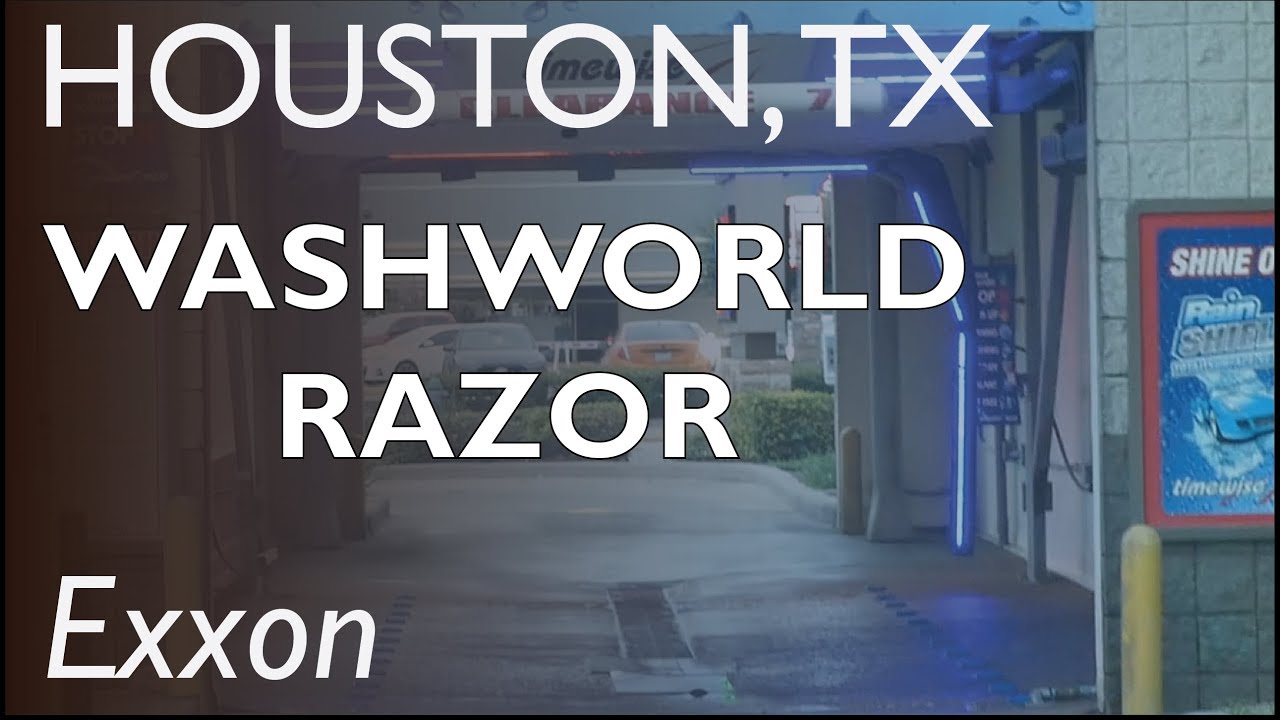 Неправильно запрограммированная система WashWorld Razor: Exxon - Хьюстон, Техас