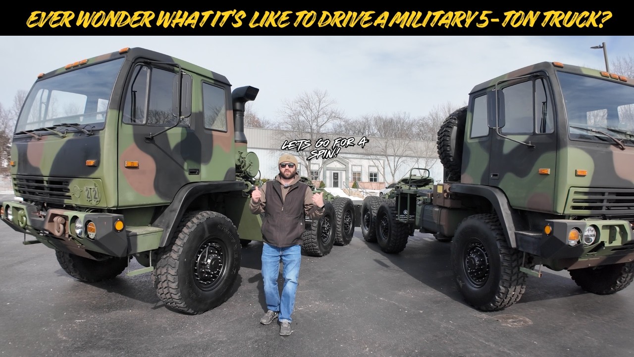 Как управлять экскаватором Stewart & Stevenson M1088A1 | Руководство FMTV по эксплуатации 5-тонны...