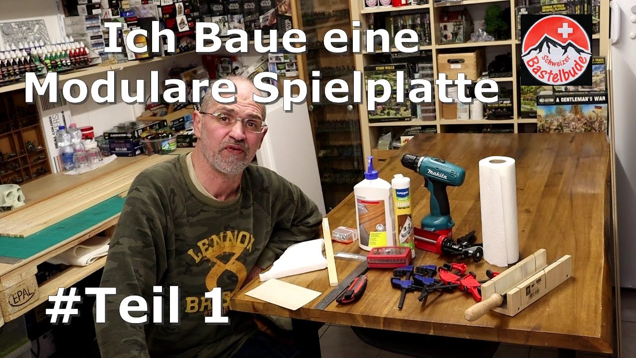 Tutorial | Modulare Spielplatte für Bolt ACTION und andere Tabletop´s #Teil 1 , Schweizer Bastelbude