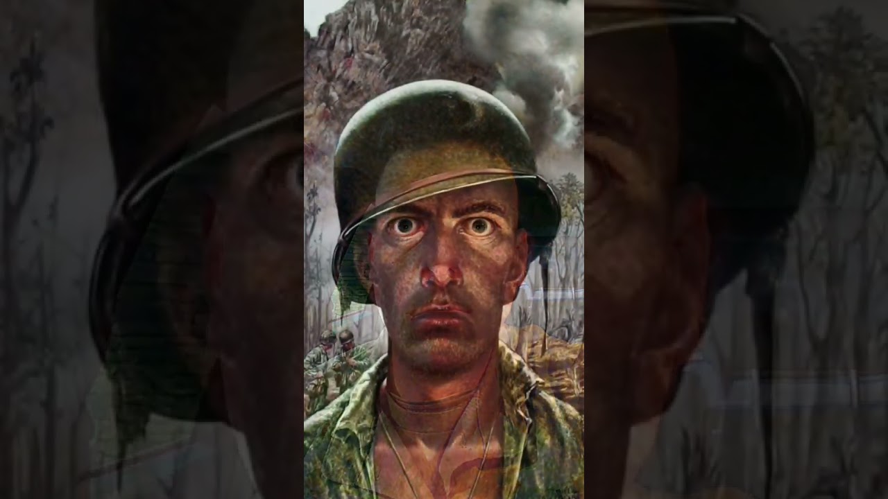 1,000 yard stare #army #fyp #shorts