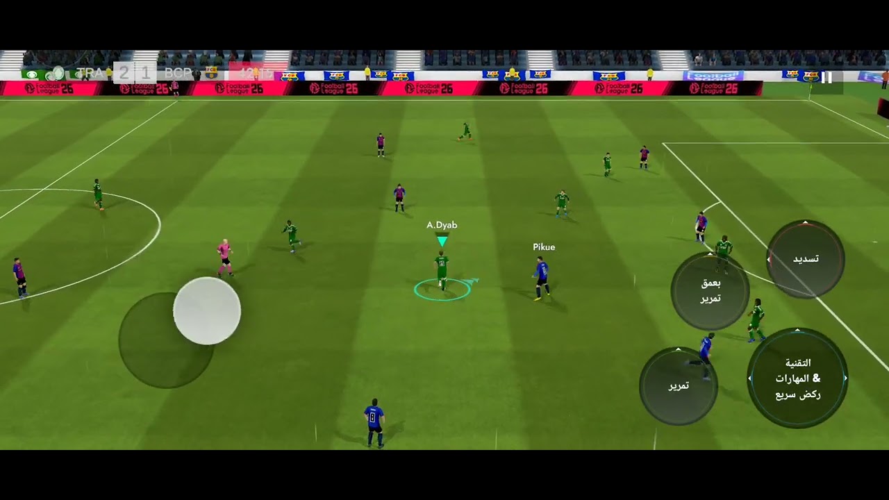 لعبة 🎮 Football ⚽️ League اقوي الأندية في اللعبة 🎮 ضد نادي الاهلي طرابلس الليبي P4