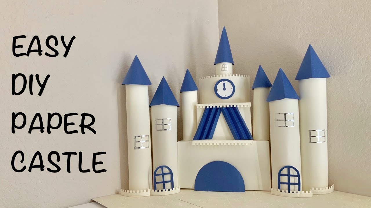 DIY PAPER CASTLE l EASY DIY PAPER CRAFT IDEA