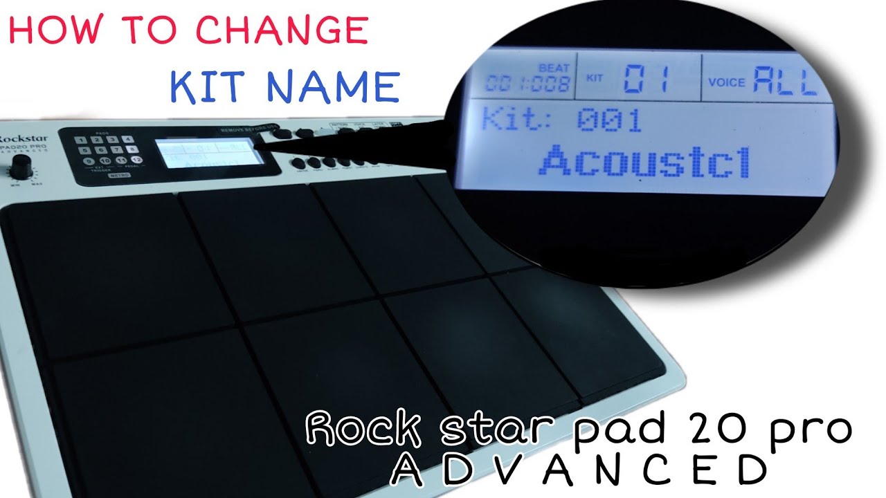 Rockstar pad 20 pro Advanced change kit name