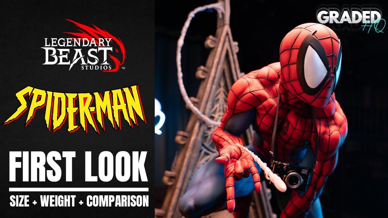 FIRST LOOK! Spider-Man by Legendary Beast Studios 1/3 Scale Statue |  Graded
