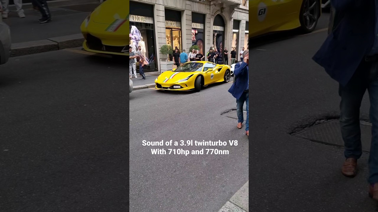 Ferrari F8 Tributo's 3.9l V8 engine sound #ferrarif8 #ferrarif8tributo #supercar #supercarlife