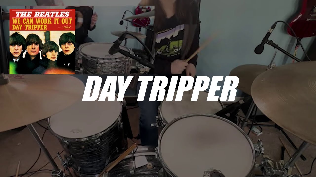 The Beatles: Day Tripper (Drum and Tambourine Cover)