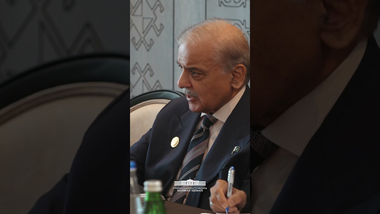Prezident Shavkat Mirziyoyev Pokiston Bosh vaziri Shahboz Sharif bilan uchrashuv o&lsquo;tkazdi