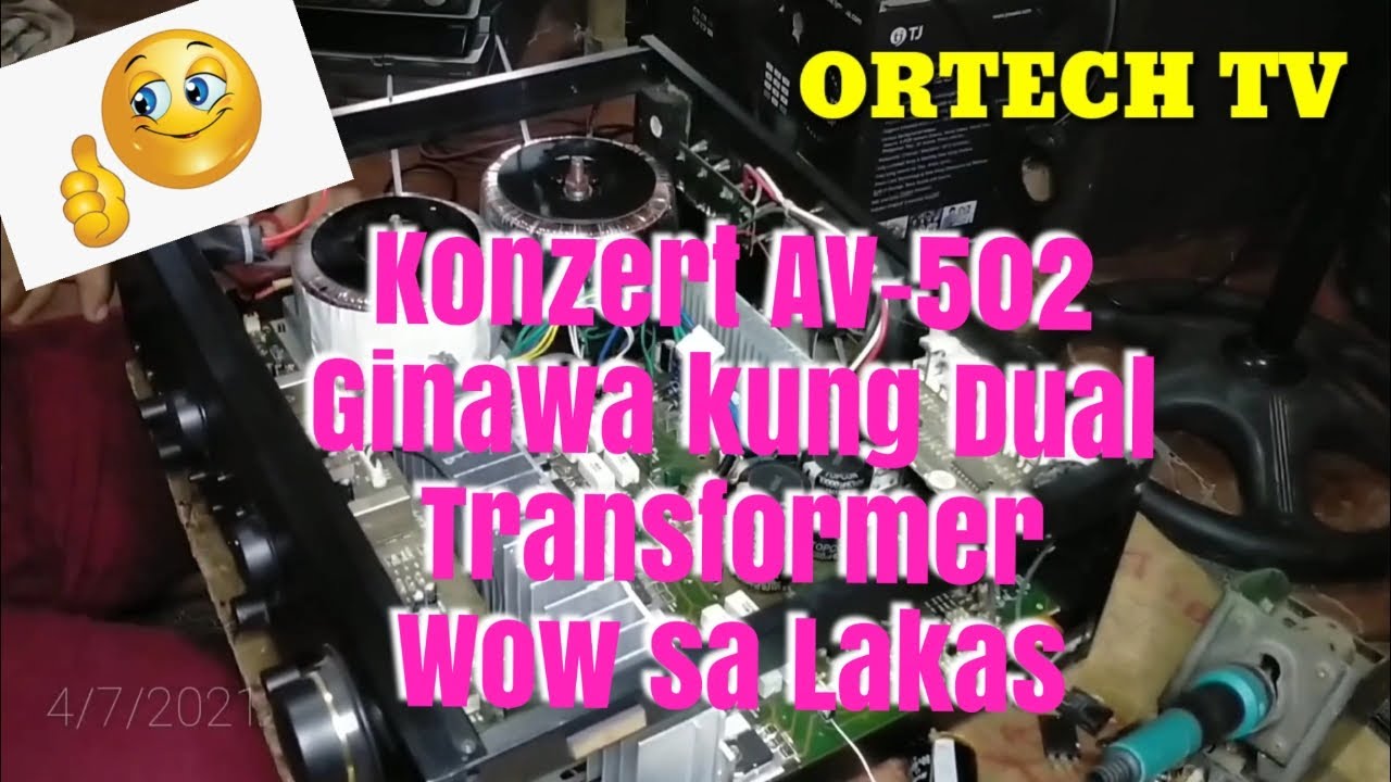 Dual Transformer | Konzert AV-502 | Original Circuit  Lakas Bumayo.