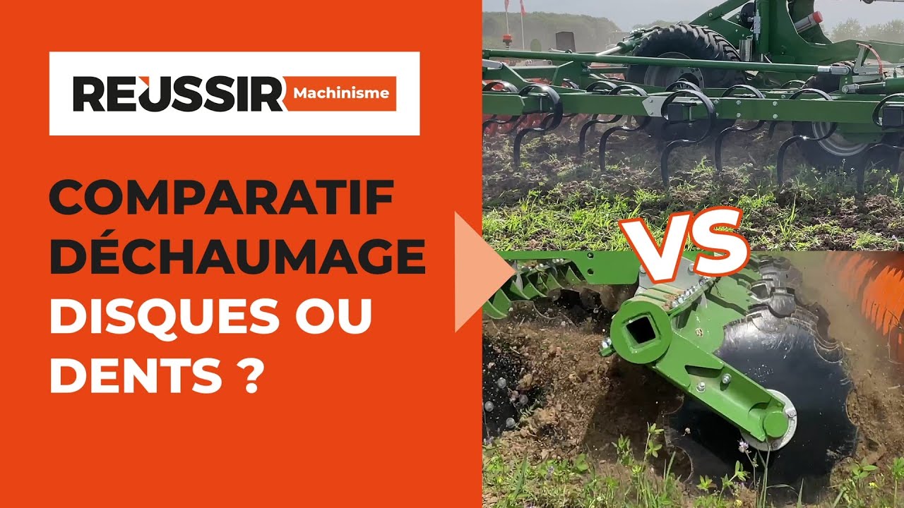Dents ou disques : quel d&eacute;chaumeur est le plus efficace ? (comparatif Amazone)