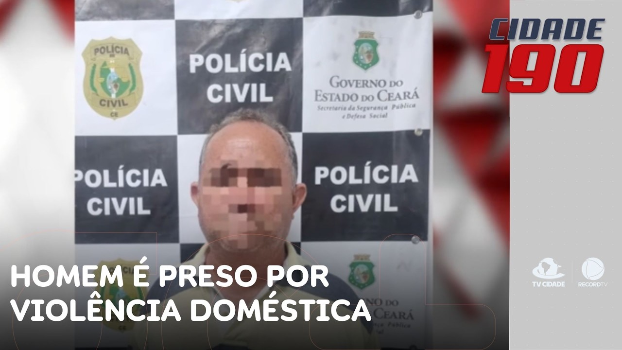 Homem é preso por violência doméstica contra a ex mulher; vítima era perseguida | Cidade 190
