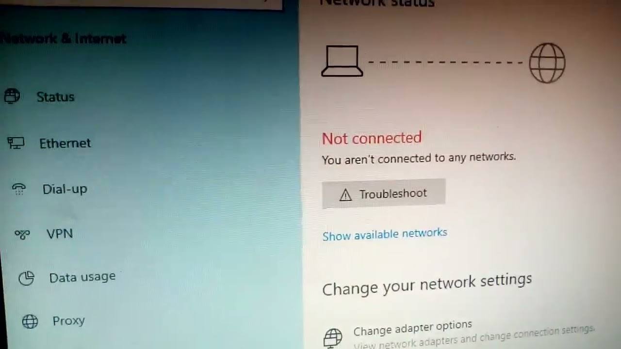 Change setting with making connection metered