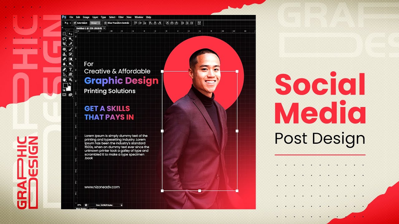 Graphic Design Ad Social Media Post | Photoshop