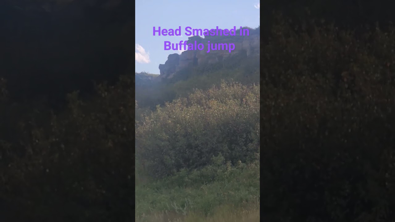 Subterranean Pyramid at Head Smashed in Buffalo Jump, Alberta Megalithic Site? 