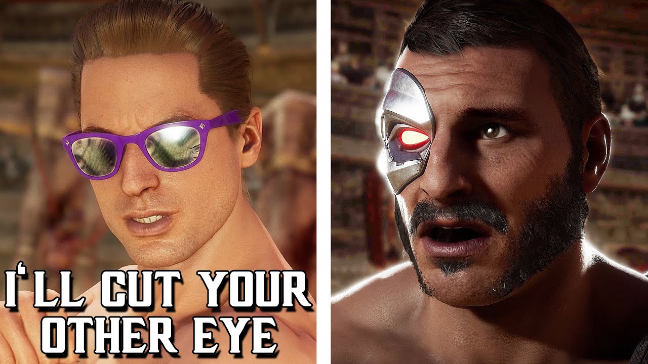 Johnny Cage Being Serious Intros! | Mortal Kombat 11 Ultimate