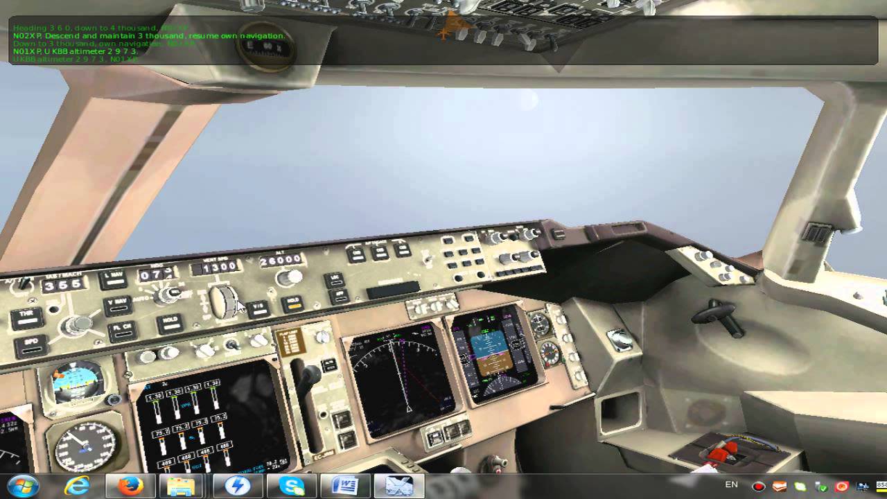 Подробное описание полета для новичков в X-plane 10, (самолет Boeing 747 United)