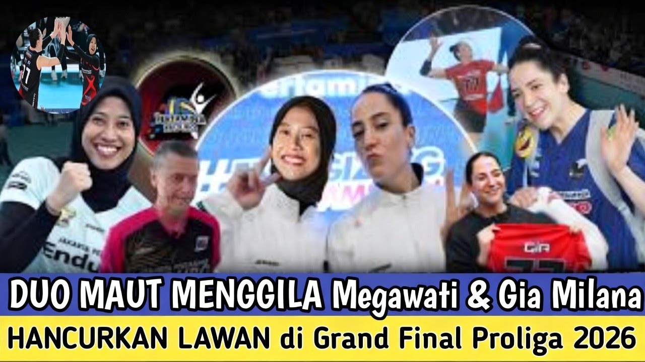 🔴TAK TERBENDUNG‼️ Megawati x Gia Milana Bikin Final Proliga 2026 GEMPAR 