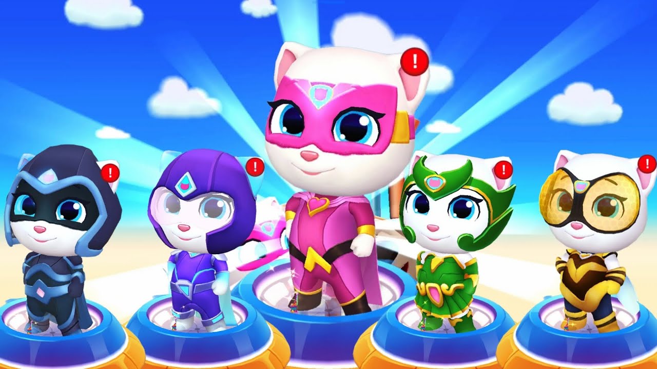 Talking Tom Hero Dash Gameplay - Saving Ben vs Special Mission vs Full Angela