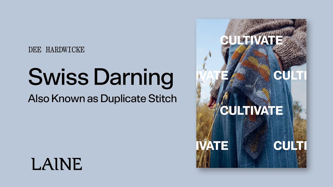 Learn Swiss Darning (Duplicate Stitch) | Dee Hardwicke