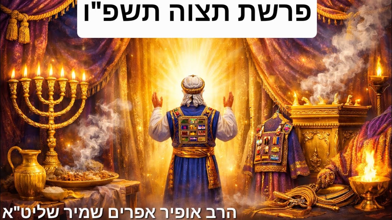 פרשת תצוה תשפ